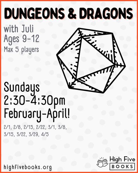 Sunday D&D for Ages 9-12! (Feb - April)
