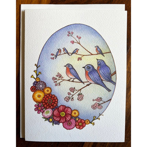 Bluebirds Card | Anna Alter