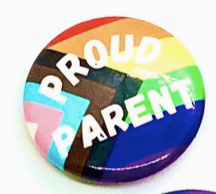 Proud Parent Pride Button | The QUILTBAG