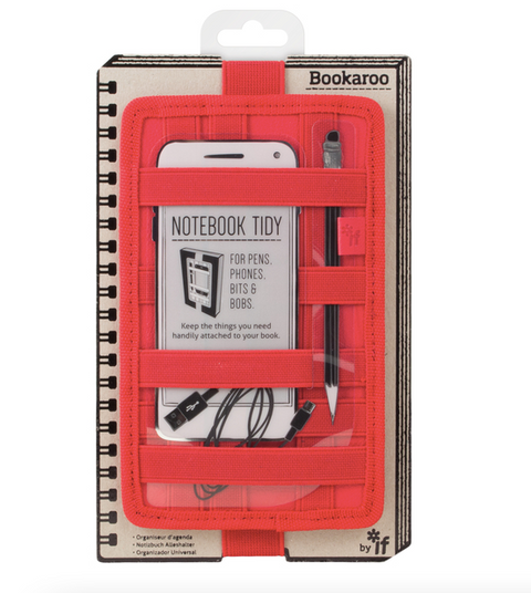 Bookaroo Notebook Tidy Red