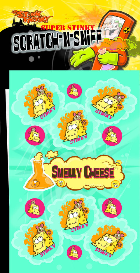 Smelly Cheese Scratch-N Sniff Sticker