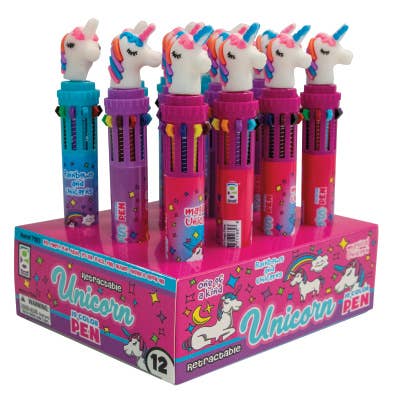 Unicorn 10 Color Pen  12/dsp
