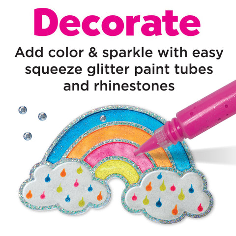 Easy Sparkle Window Art Mini Kit Craft Kit for Kids