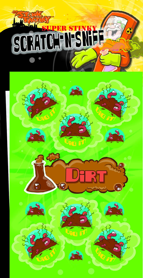 Dirt Scratch-N Sniff Sticker