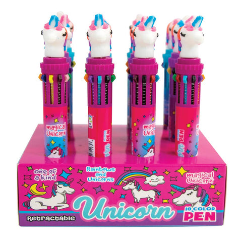 Unicorn 10 Color Pen  12/dsp