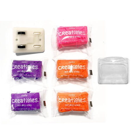 Creatibles Mini Air Dry Clay Car Kit - Turbo Tabby