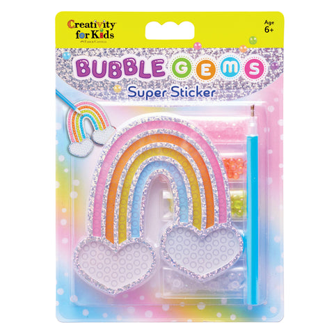 Bubble Gems Super Sticker Diamond Painting Kits for Kids: Bubble Tea