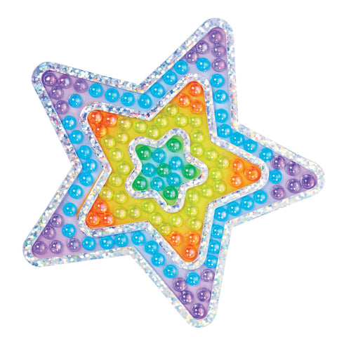 Bubble Gems Super Sticker Diamond Painting Kits for Kids: Rainbow