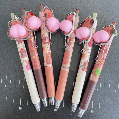 Capybara Squishy Butt Gel Pen