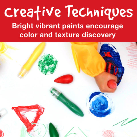 Little Creatives Jumbo Squeezing Paintbrush 6 Ct