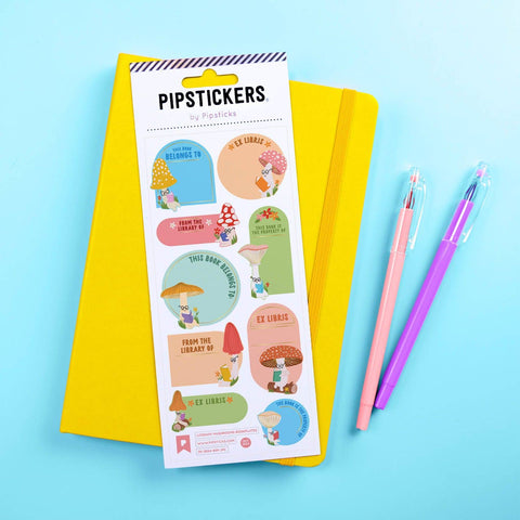 Literary Mushrooms Bookplates: 0001