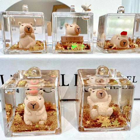 Capybara Floaty Key Charm