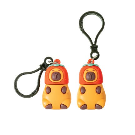 Capybara BAckpack Buddy Keychain
