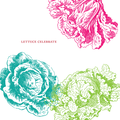 Lettuce Celebrate Greeting Card