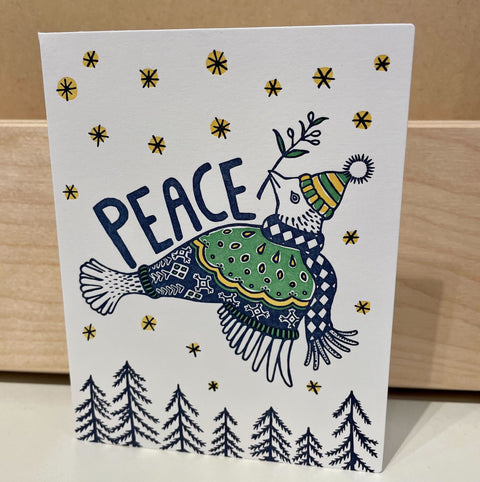 Peace Letterpress Card | Anna Alter