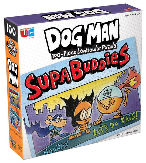 Dog Man Puzzle: Supa Buddies | University Games