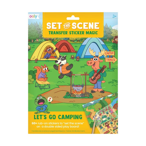 Let's Go Camping Transfer Stickers | OOLY