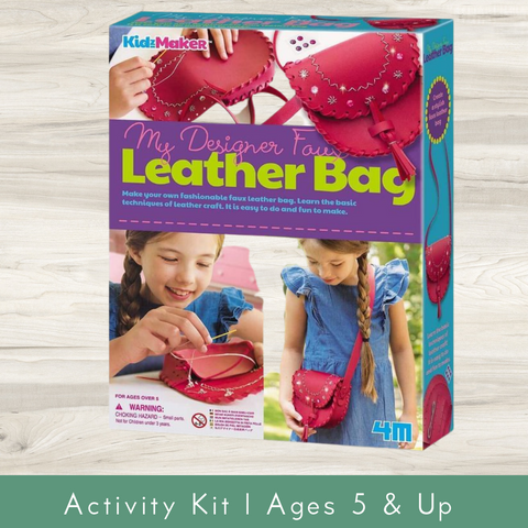 Make A Faux Leather Bag Kit | 4M by Toysmith