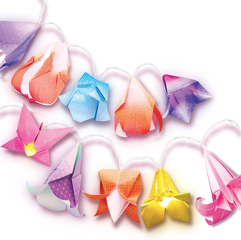 Origami Flower Lights Kit | 4M Kidzmaker by Toysmith