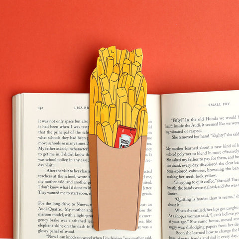 French Fries Bookmark | Humdrum Paper