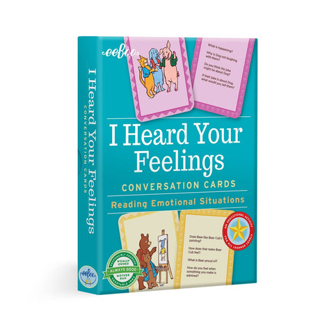 I Heard Your Feelings Conversation Cards | eeBoo