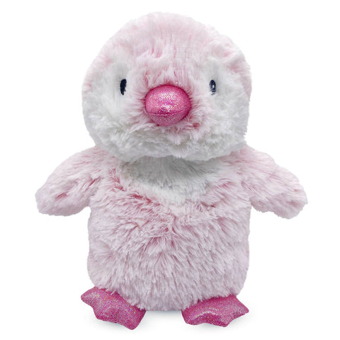 Weighted Pink Penguin Plush Animal | Warmies