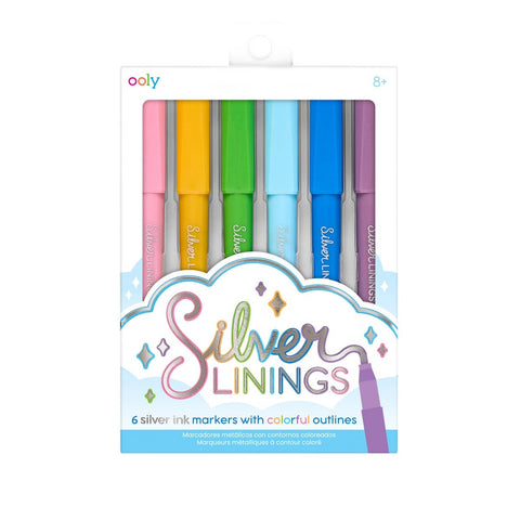 Silver Linings Outline Markers | OOLY