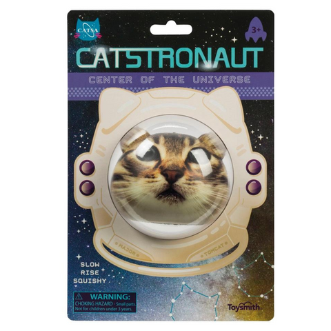 Catstronaut Slow-Rise Squishy Ball | Toysmith