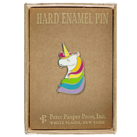 Unicorn Hard Enamel Pin | Peter Pauper Press