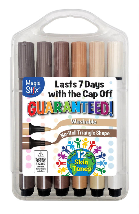 Global Skin Tones Magic Tri Stix Markers | The Pencil Grip, Inc.