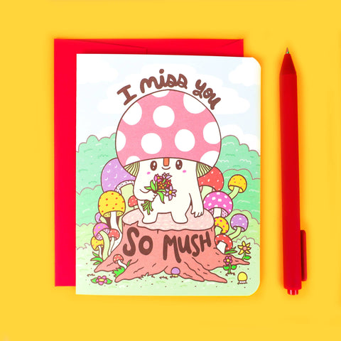 Miss You So Mush Card | Turtle's Soup