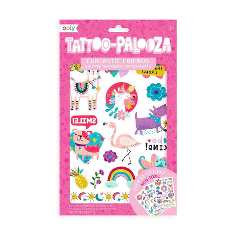 Funtastic Friends Tattoo Palooza Temporary Glitter Tattoo | OOLY