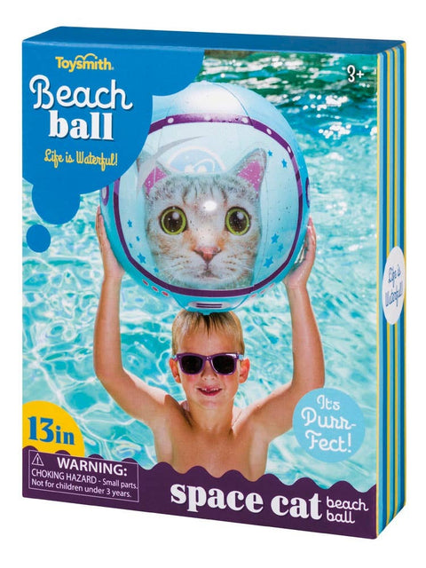 Space Cat Inflatable Beach Ball | Toysmith