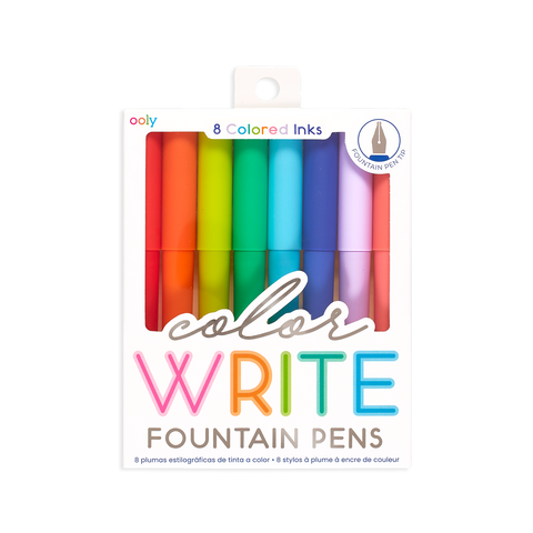 Color Write Fountain Pens | OOLY