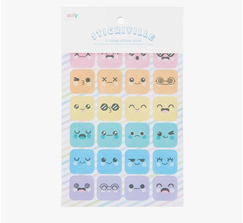 Cute Expressions Stickiville Sticker Book | OOLY