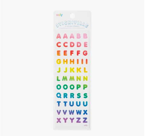 Stickiville Rainbow Letters | OOLY