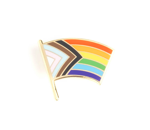 Progress Pride Flag Pin