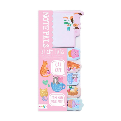 OOLY | Cat Cafe Note Pals Sticky Tabs