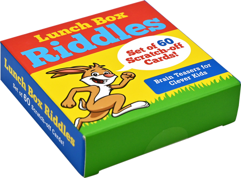 Lunch Box Riddles Scratch-Off Deck | Peter Pauper Press