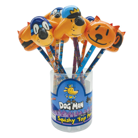 Dog Man Squishy Top Pen | Geddes