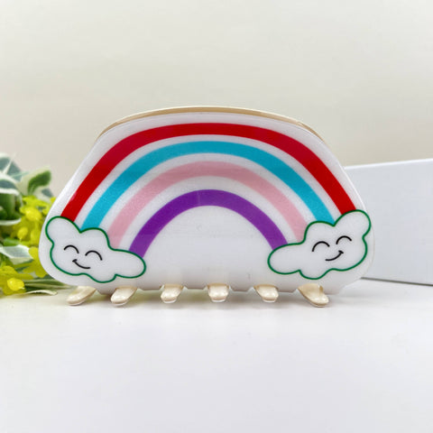 Cute Cartoon Rainbow Hair Clip - Style A | mildstyles