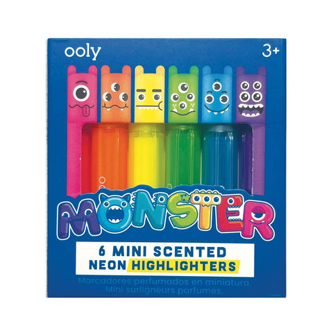 Mini Monster Scented Highlighter Markers | OOLY