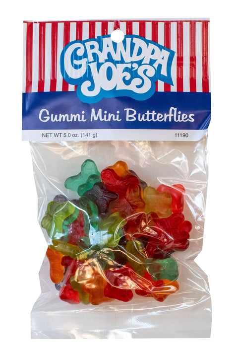 Gummi Mini Butterflies | Grandpa Joe's Candy Shop