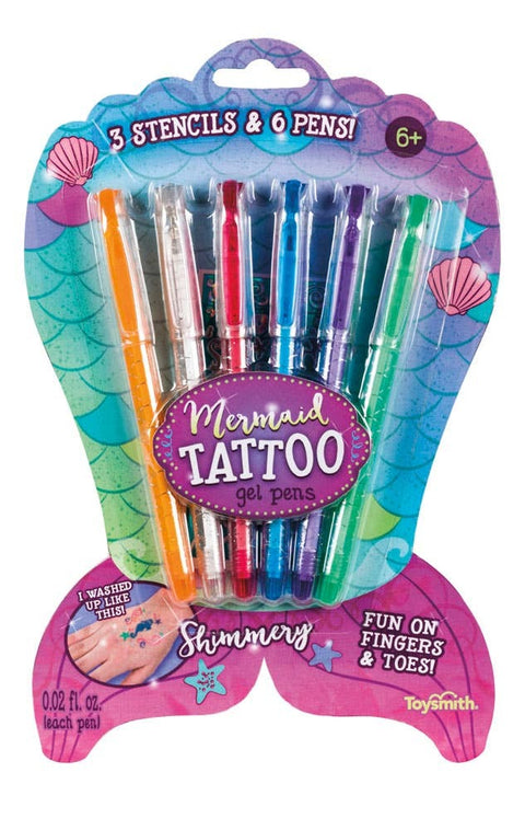 Mermaid Tattoo Gel Pens | Toysmith