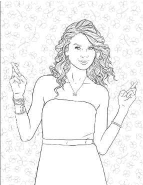 Taylor Swift Coloring & Activity Book | Wellspring