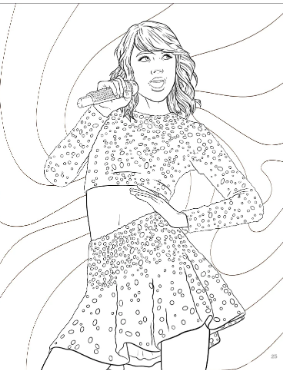 Taylor Swift Coloring & Activity Book | Wellspring