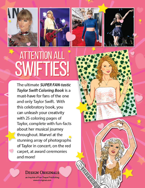 Taylor Swift Coloring & Activity Book | Wellspring