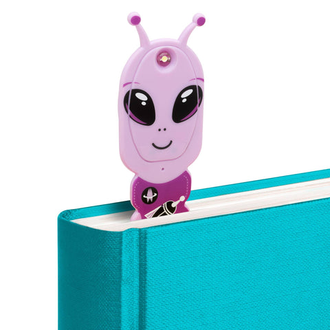 Thinking Gifts Company Ltd - Flexilight Aliens LED 2 in 1 Reading Book Light/Bookmark: Green