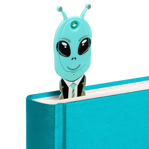 Thinking Gifts Company Ltd - Flexilight Aliens LED 2 in 1 Reading Book Light/Bookmark: Green