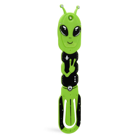 Thinking Gifts Company Ltd - Flexilight Aliens LED 2 in 1 Reading Book Light/Bookmark: Green